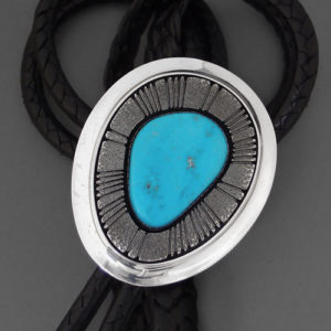 Blue Gem Turquoise Bolo